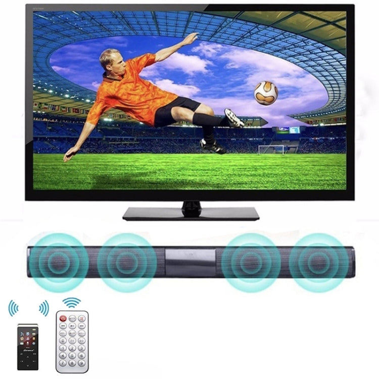Barre de son TV 20W Enceinte Bluetooth Radio FM Système home cinéma Caisson de basses sans fil portable Boombox MP3 pour Xiaomi