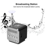 Enceintes portables avec radio FM mini multifonction, enceintes USB pour ordinateur portable, support TV téléphone, lecteur MP3 carte SD/TF