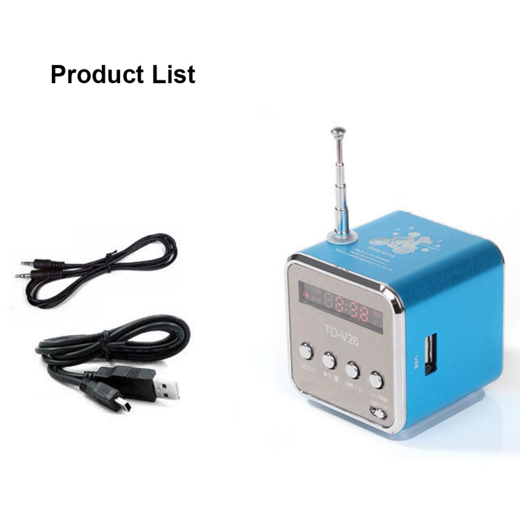Enceintes portables avec radio FM mini multifonction, enceintes USB pour ordinateur portable, support TV téléphone, lecteur MP3 carte SD/TF