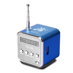 Enceintes portables avec radio FM mini multifonction, enceintes USB pour ordinateur portable, support TV téléphone, lecteur MP3 carte SD/TF