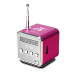 Enceintes portables avec radio FM mini multifonction, enceintes USB pour ordinateur portable, support TV téléphone, lecteur MP3 carte SD/TF