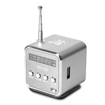 Enceintes portables avec radio FM mini multifonction, enceintes USB pour ordinateur portable, support TV téléphone, lecteur MP3 carte SD/TF