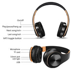 Tourya B7 Casque sans fil Bluetooth pliable avec microphone, B7 (Noir Rouge), B7 (Noir Bleu)