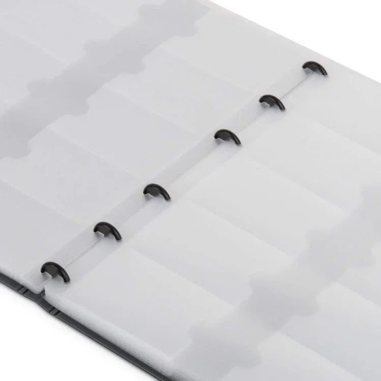 Livre de cartes de visite Deli, classeur pour cartes de visite d'une capacité de 600 cartes, capacité de 600 cartes de visite