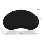 Repose-poignet 3D Confort Coussin de main en gel de silice Tapis de souris en coton à mémoire de forme