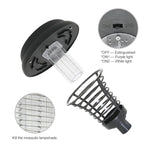 Lampe Solaire LED Anti-Moustique, Anti-Insectes, Anti-Nuisibles UV pour Extérieur, Jardin, Pelouse, Paysage