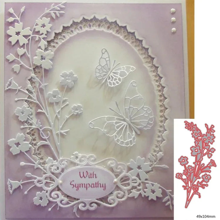 Petit moule à couteaux de décoration de fleurs, bricolage, album de coupe, fabrication de cartes de vœux, moule en forme de petite fleur
