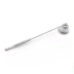 Masque de bougie en argent chromé brillant, éteignoir de bougie, bougie parfumée, accessoires pour bougies, masque de bougie