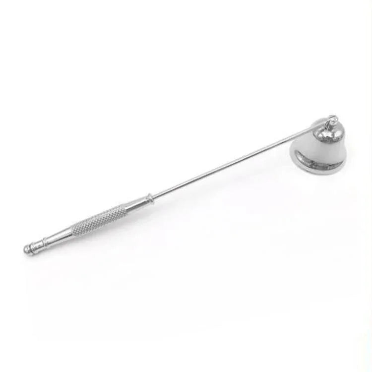 Masque de bougie en argent chromé brillant, éteignoir de bougie, bougie parfumée, accessoires pour bougies, masque de bougie