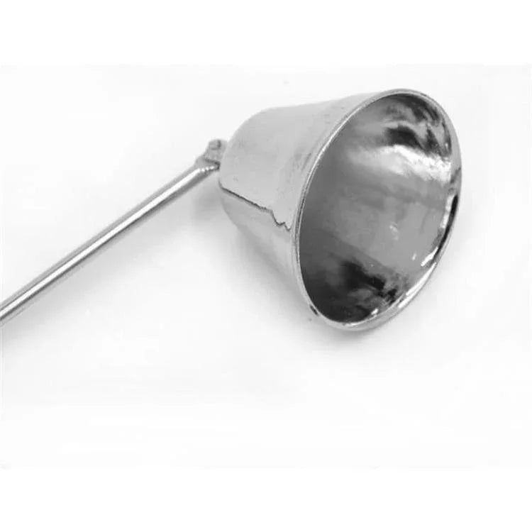 Masque de bougie en argent chromé brillant, éteignoir de bougie, bougie parfumée, accessoires pour bougies, masque de bougie