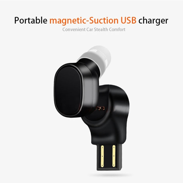 Casque Bluetooth LESIRI X12 Mini écouteur sans fil portable USB magnétique Casque de sport pour iPhone
