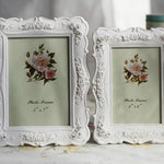 Décoration de maison style pastoral Cadre photo sculpté rose, Cadre photo sculpté