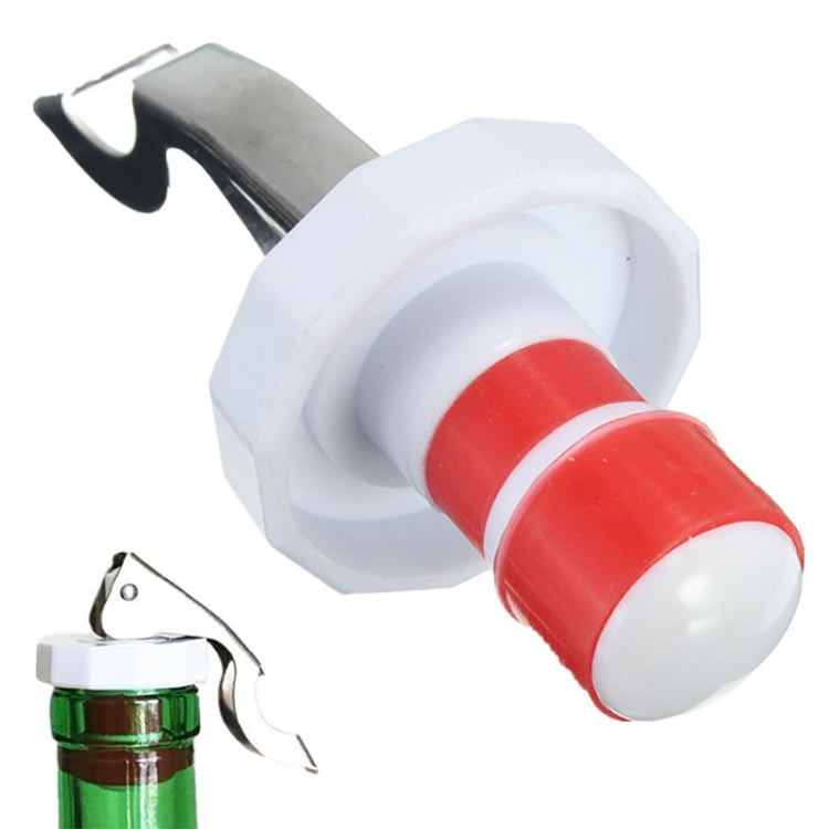 5 pièces gadgets de cuisine acier inoxydable silicone bouchon de vin ouvre-bière, ouvre-bouchon de vin