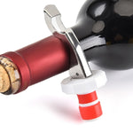 5 pièces gadgets de cuisine acier inoxydable silicone bouchon de vin ouvre-bière, ouvre-bouchon de vin