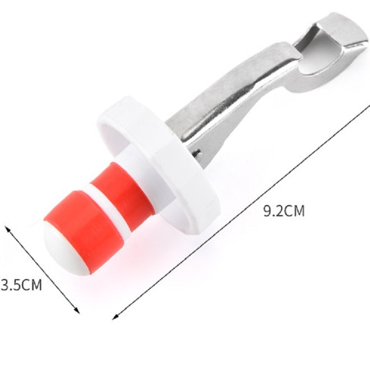 5 pièces gadgets de cuisine acier inoxydable silicone bouchon de vin ouvre-bière, ouvre-bouchon de vin