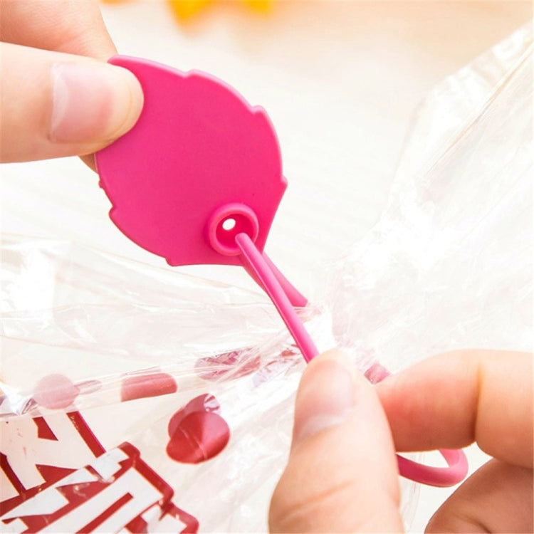 20 serre-câbles en silicone de protection de l'environnement pour sachets alimentaires, livraison de couleur aléatoire, serre-câbles
