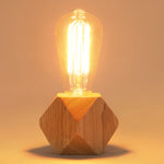 Veilleuse à LED en bois massif, lampe de chevet moderne et minimaliste pour chambre, petite lampe de table sans ampoules LED, prise EU