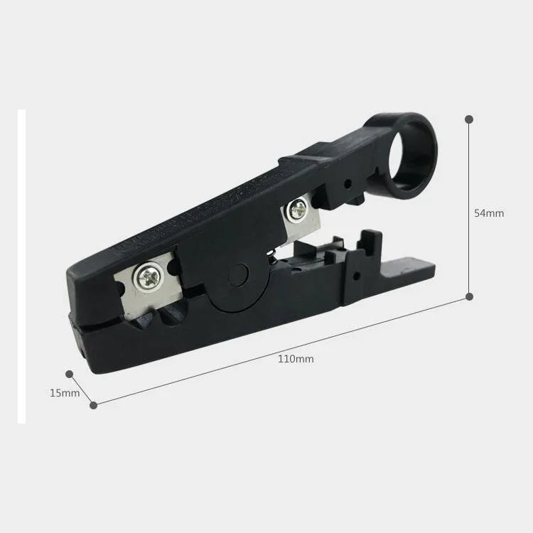 Outil d'Électricien pour Couper et Dénuder l'Isolation de Câble Rond, Coupe Isolation Câble Rond