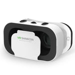 Lunettes VR Shinecon 5e génération Lunettes VR 3D de réalité virtuelle boîte légère portable pour téléphone mobile 4.7-6.0 pouces