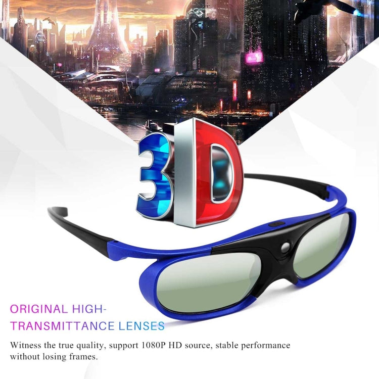 Lunettes 3D DLP à obturateur actif à batterie universelle 96-144Hz pour projecteur de cinéma maison XGIMI Optoma Acer Viewsonic TV 3D
