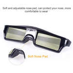 Lunettes 3D actives DLP-Link pour projecteurs BenQ Z4/H1/G1/P1 LG, NUTS, Acer, Optoma DLP-LINK