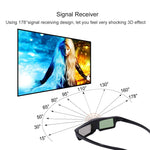Lunettes 3D actives DLP-Link pour projecteurs BenQ Z4/H1/G1/P1 LG, NUTS, Acer, Optoma DLP-LINK