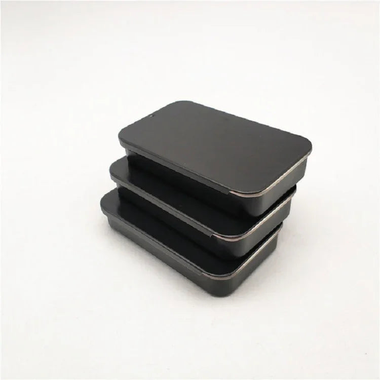 Boîte de rangement coulissante en fer pour médiators de guitare (2 pièces), accessoires pour instruments de musique.