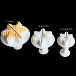 Lot de 6 moules à gâteaux en fondant Motif flocons de neige, Moule à flocons de neige fins