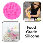 2 moules DIY en silicone en forme de main et de pied pour bébé, pour fondant, gâteau, chocolat, outil de cuisson, en forme de pied
