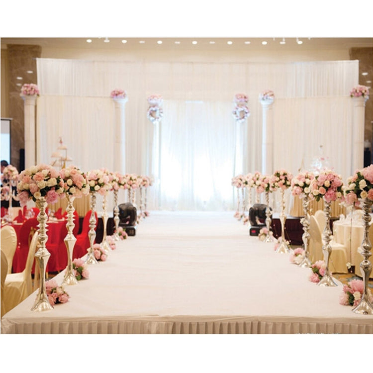 Décoration de bougeoir en fer forgé plaqué or pour fenêtre de mariage, 40 cm, 48 cm, 54 cm