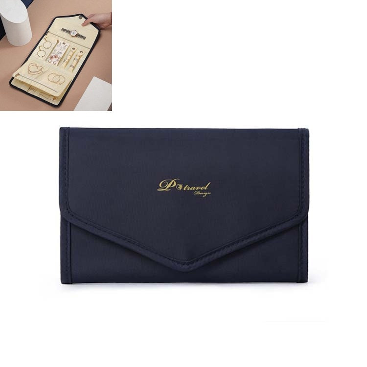 P.travel Sac de rangement portable multifonctionnel pour boucles d'oreilles, bagues et bijoux