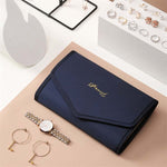 P.travel Sac de rangement portable multifonctionnel pour boucles d'oreilles, bagues et bijoux