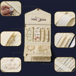 P.travel Sac de rangement portable multifonctionnel pour boucles d'oreilles, bagues et bijoux