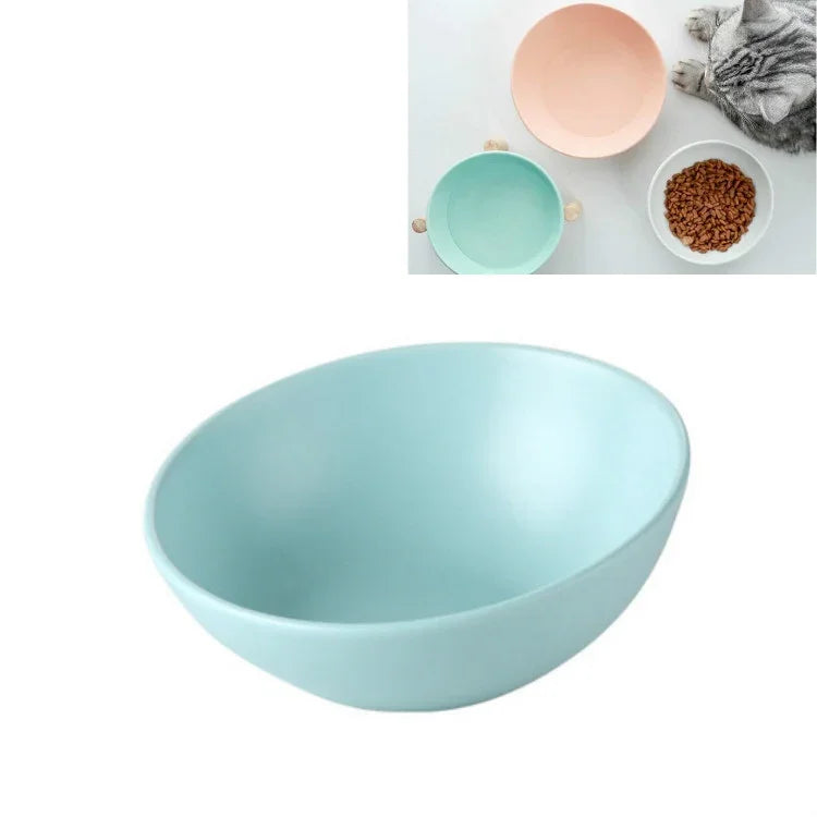 Gamelle Chien Chat Bol en Céramique pour Animaux, Bol de 15cm/300ml, Bol de 18cm/600ml