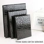 Miroir de Maquillage en Cuir en Forme de Carré Motif Alligator Portable, Noir L 18x25.5x1.6CM, Noir M15x20.5x1.6CM, Noir S 12x17.5x1.6CM, Marron L 18x25.5x1.6CM, Marron M15x20.5x1.6CM, Marron S 12x17.5x1.6CM, Rouge L 18x25.5x1.6CM, Rouge M15x20.5x1....