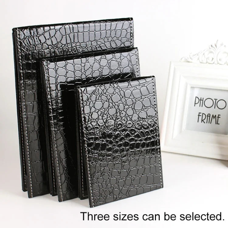 Miroir de Maquillage en Cuir en Forme de Carré Motif Alligator Portable, Noir L 18x25.5x1.6CM, Noir M15x20.5x1.6CM, Noir S 12x17.5x1.6CM, Marron L 18x25.5x1.6CM, Marron M15x20.5x1.6CM, Marron S 12x17.5x1.6CM, Rouge L 18x25.5x1.6CM, Rouge M15x20.5x1....
