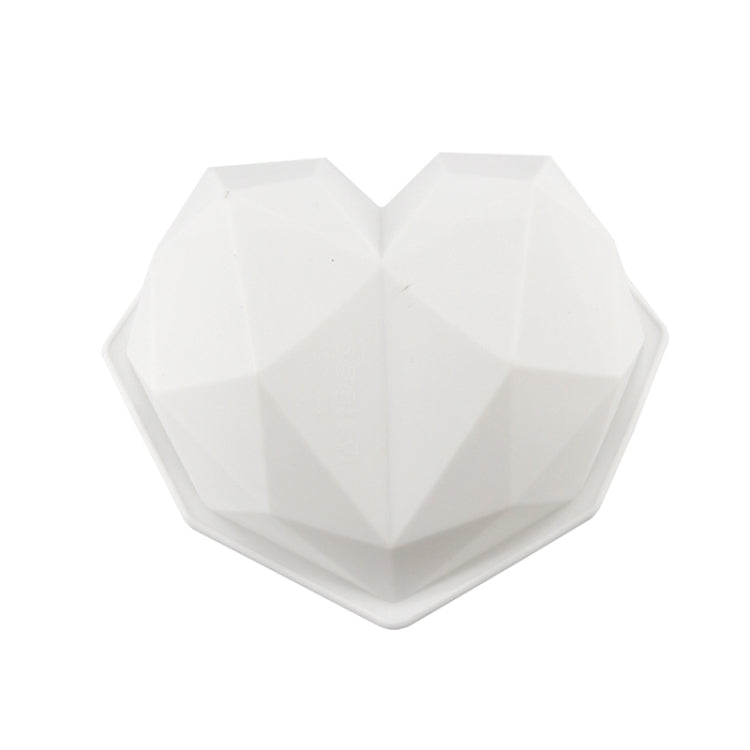 3 Moules en silicone en forme de cœur diamanté pour gâteau DIY, outils de cuisson pour génoise, moule à mousse Chiffon, Moule à dessert en forme de cœur diamanté