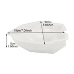 3 Moules en silicone en forme de cœur diamanté pour gâteau DIY, outils de cuisson pour génoise, moule à mousse Chiffon, Moule à dessert en forme de cœur diamanté
