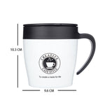 Tasse à café avec anse, Gobelets isothermes en acier inoxydable, Bouteille d'eau thermos sous vide, Tasse isotherme portable pour affaires