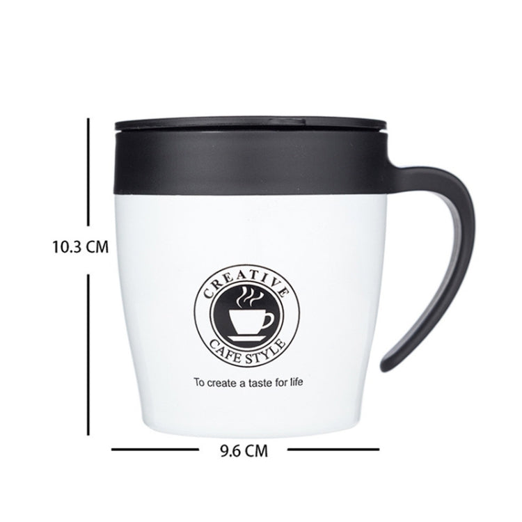 Tasse à café avec anse, Gobelets isothermes en acier inoxydable, Bouteille d'eau thermos sous vide, Tasse isotherme portable pour affaires