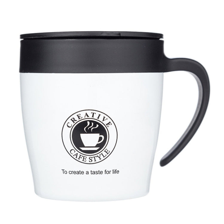 Tasse à café avec anse, Gobelets isothermes en acier inoxydable, Bouteille d'eau thermos sous vide, Tasse isotherme portable pour affaires