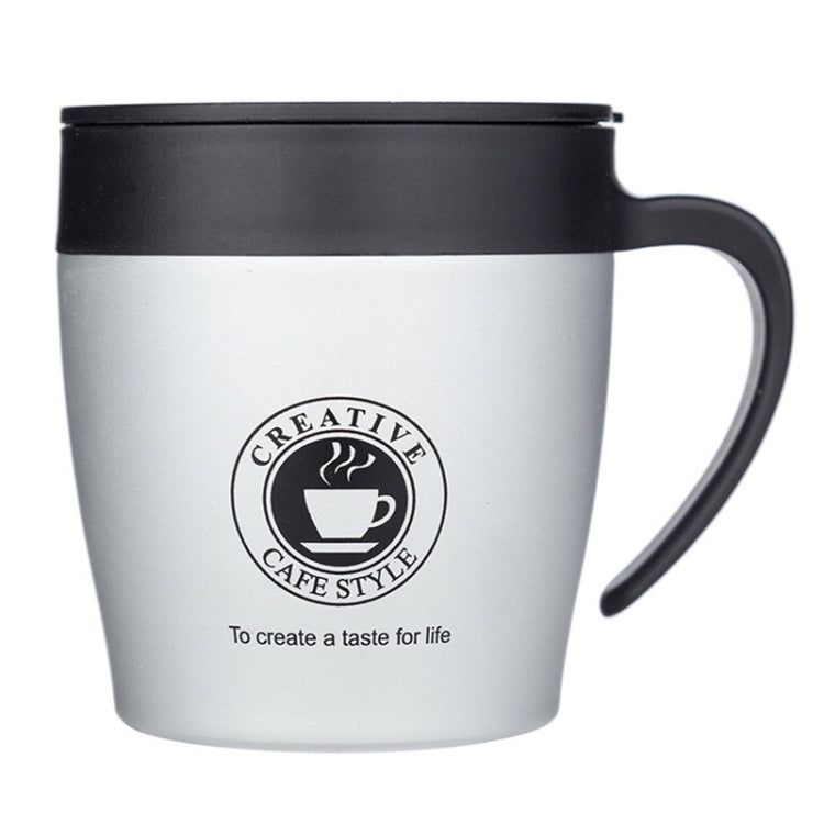Tasse à café avec anse, Gobelets isothermes en acier inoxydable, Bouteille d'eau thermos sous vide, Tasse isotherme portable pour affaires