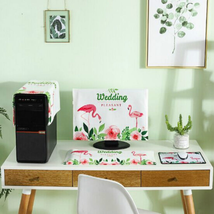 Housse de protection anti-poussière 3 en 1 pour ordinateur de bureau, 23-24 pouces, 25-27 pouces