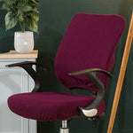 Housse universelle extensible pour chaise de bureau, housse dossier + housse coussin
