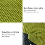 Housse universelle extensible pour chaise de bureau, housse dossier + housse coussin