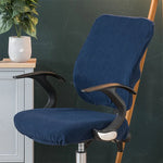 Housse universelle extensible pour chaise de bureau, housse dossier + housse coussin