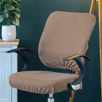 Housse universelle extensible pour chaise de bureau, housse dossier + housse coussin