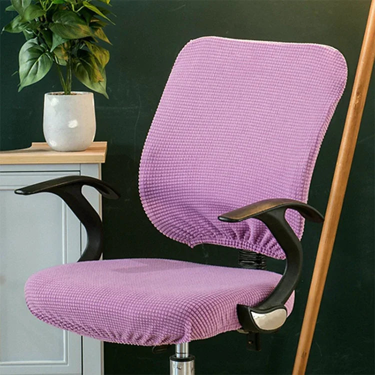 Housse universelle extensible pour chaise de bureau, housse dossier + housse coussin