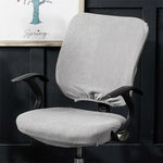Housse universelle extensible pour chaise de bureau, housse dossier + housse coussin