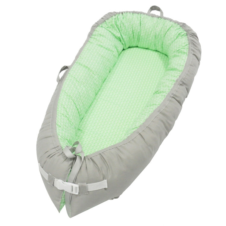 Lit bébé 80*50cm nouveau-né lit de soins bionique berceau lit d'artefact pour dormir lit de voyage pare-chocs